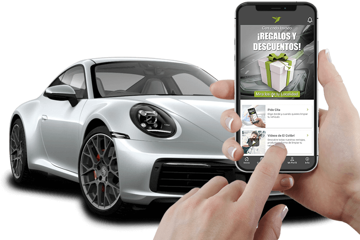 pedir lavado de coches desde el movil
