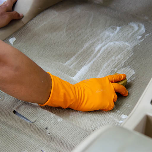 Tapicería en moquetas y alfombrillas